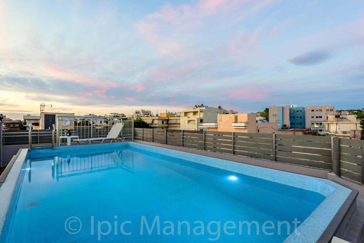 City Center Apartment With Rooftop Swimming Pool La Canée Extérieur photo