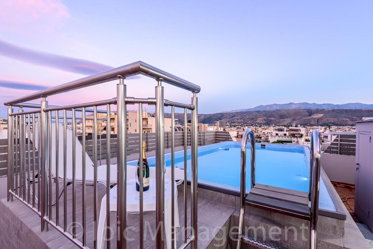 City Center Apartment With Rooftop Swimming Pool La Canée Extérieur photo